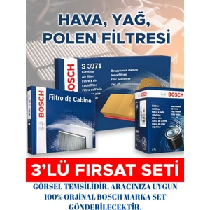 3'lü Filtre Seti Nıssan X-Trail 2.0 Dci 4x4 4/2007 - 4/2014 127 (Kw) T31