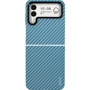Samsung Galaxy Z Flip 4 Uyumlu Karbon Seri Arka Koruma Kılıf