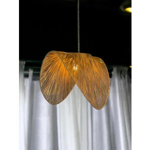 Baykuş Hasır Avize 50x50 Bohem Avize Jüt Avize Oda Mutfak Salon Avize