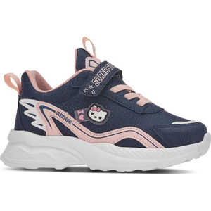 Günlük Kız Çocuk Sneaker Lastik Bağcıklı Hologram Cırtlı Hafif Hello Kitty Ayakkabı 1907