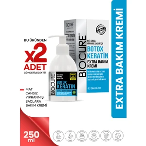 Botoks Keratin Extra Saç Bakım Kremi Hair Botox /  Onarıcı, Yapılandırıcı, Dolgunlaştırıcı 2 Adet