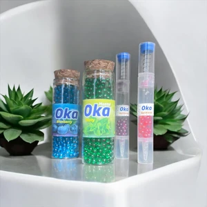 Oka Mentol Topu 500 Adet Nane Ve 500 Adet Yaban Mersini Aromalı+2 Adet Aplikatör 80 Adet Mentol Topu Hediye