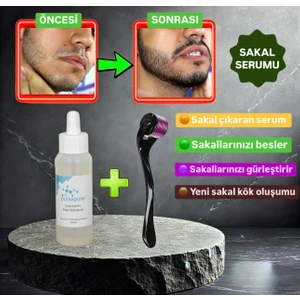 Sakal Çıkarıcı Serum + Dermaroller