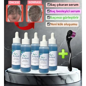 Mavi Serum 5 Adet + Dermaroller