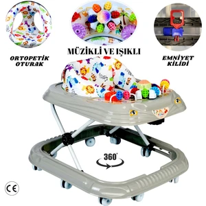 Müzikli ve Işıklı Yürüteç 10 Ayak Örümcek Modeli