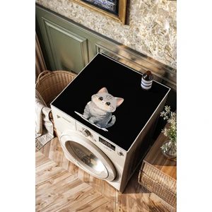 Kaymaz Tabanlı Çamaşır Makinesi Örtüsü Modern Kullanışlı Yıkanabilir Mat