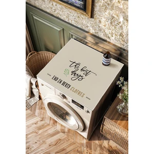 Kaymaz Tabanlı Çamaşır Makinesi Örtüsü Modern Kullanışlı Yıkanabilir Mat