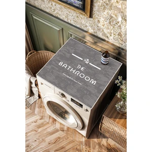 Kaymaz Tabanlı Çamaşır Makinesi Örtüsü Modern Kullanışlı Yıkanabilir Mat