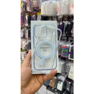 Apple iPhone 16 Pro Şeffaf Magsafe Silikon Kılıf