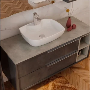 Dies Oval Beyaz Delikli Lavabo 50 cm A002161H