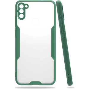 ZORE Galaxy A11 Kılıf  Parfe Kapak-Koyu YEŞIL-8682314068604-TCHS45974