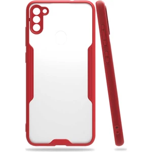 ZORE Galaxy A11 Kılıf  Parfe KAPAK-KIRMIZI-8682314068581-TCHS45975