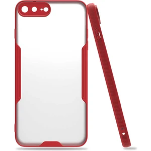 ZORE Apple iPhone 7 Plus Kılıf  Parfe KAPAK-KIRMIZI-8682314067546-TCHS45589