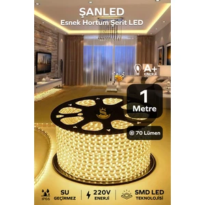 Hortum Esnek Şerit LED  Gün Işığı + 220V FIŞ/1,2,3,4,5,10,15,20,25,50,100 Metre
