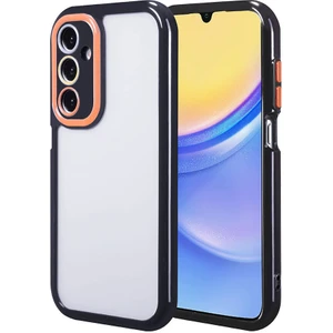ZORE Galaxy A15 Kılıf Kamera Korumalı Renkli Kenar ve Çerçeve Tasarımlı  Vitamin KAPAK-SIYAH-86804367