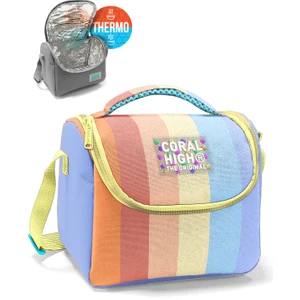 Coral High Kids Renkli Çizgili Thermo Beslenme Çantası 22780