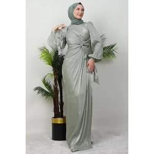 Giza Store Orkide Ipek Abiye Nil Yeşil