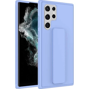 Galaxy S22 Ultra Kılıf Qstand Kapak-Lıla-8680436473177-Tchs72911