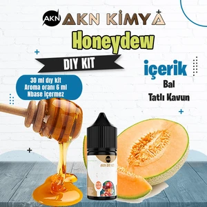 Akn Kimya Honeydew Cream Dıy Kit Kavun Bal Gıda Aroması %20 Oranda Aroma İçerir (Hazır Değildir )