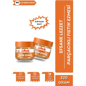 Parçacıklı Fıstık Ezmesi 320 gr Kavanoz