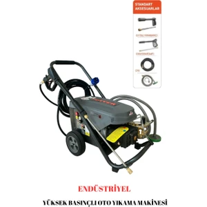 Yüksek Basınçlı Yıkama Makinası (3700 W - 5 HP-180 Bar Endüstriyel)