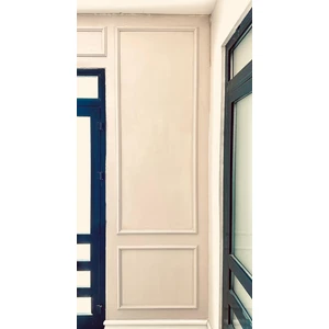 Birdeco Home Boyanabilir Dekoratif Hazır Kesimli Duvar Çıtası 1 Adet 120X60 cm Çerçeve