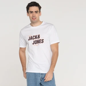 Jack & Jones Erkek Gögüs Logo Baskili %100 Pamuklu Tisört - Stars
