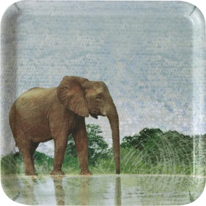 Wıld Kaydırmaz Tepsi 24CM-ELEPHANT