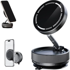 Magsafe Telefon Tutucu Tüm Yüzeylerle Uyumlu Vakumlu Sökülebilir 360 Oynar Başlıklı Üniversal Telefon Tutucu Cam-Ayna-Torpido-Mutfak-Ofis Her Yerde Kullanılabilen