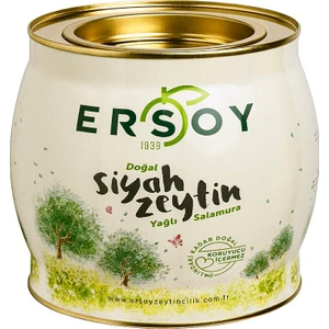 Doğal Siyah Zeytin, Orta Boy 261-290, Hususi, Yağlı Salamura, 2kg