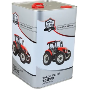 Art Oil Talos 15W40 Traktör Yağı (9lt) Metal Teneke Kutu Biçerdöver Yağı Dizel Motoryağı
