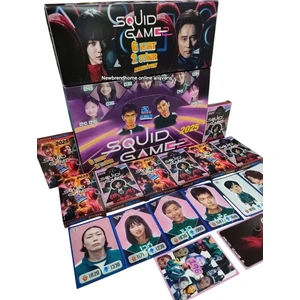 Emrah Gültekin Squid Game 2.sezon 2025 (12 Mini Kutu 72 Adet Karakter Kartı 24 Adet Karakter Sticker)Kaliteli Baskı Oyun Kağıtları