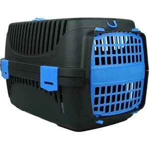 Kedi Köpek Evcil Hayvan Taşıma Çantası Box Orta Boy Çok Fonksiyonlu Siyah-Pembe