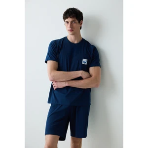 Whale Lacivert Şortlu Pijama Takımı