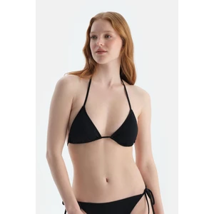 Siyah Üçgen Küçük Bikini Üst