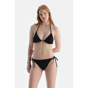 Siyah Spagetti Bikini Alt