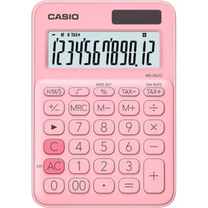 CASIO HESAP MAKİNESİ MASAÜSTÜ MS-20UC-PK 12 HANE