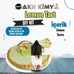 Akn Kimya Lemon Tart Dıy Kit Limon Turta Gıda Aroması %20 Oranda Aroma İçerir (Hazır Değildir )