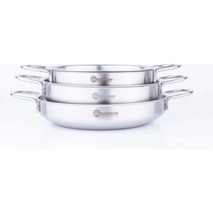Bykardelen 3 Lü Omlet Set Inox (18-20-22