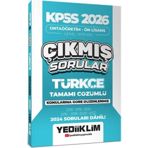 Yediiklim Kpss 2026 Ortaöğretim Önlisans Türkçe Konularına Göre Çıkmış Sorular (2024 Soruları Dahil)