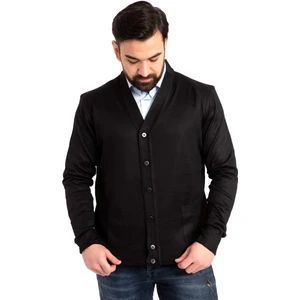 Mutlu City Erkek Orta Yaş ve Üzeri Ince Yün Akrilik Triko Örgü Düğmeli Baba Hırka 5100