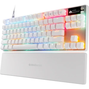 Steelseries Apex Pro Tkl Gen 3 Omnipoint 3.0 Hipermanyetik Switch Rgb Mekanik Kablolu Oyuncu Klavyesi (Uk) - Beyaz
