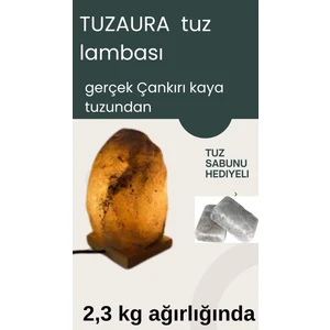TUZAURA Çankırı Dogal Tuz Lambası 2-3 kg Agırlıgında
