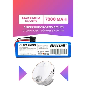 Eufy L70 Hybrid Batarya (Maksimum Kapasite) 7.000MAH Pil Akıllı Robot Süpürge Batarya