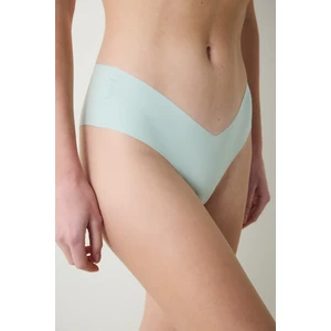 Invisible Laser Cut V Shape Hipster Mint Yeşili Külot