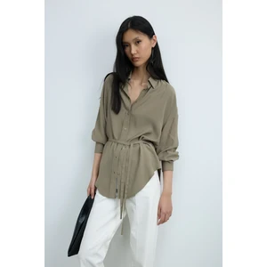 Haki Alessa Tensel Gömlek