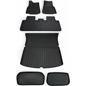 Li Parts Tesla Model Y Fit Kalıp Tpe 3D Havuzlu Premium Yeni Paspas Set 6'lı Set 4 mm Kalınlık Enjeksiyon Üretim