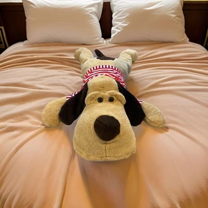 90-120-150 cm Dev Peluş Kocaburun Yumuşak Büyük Köpek Oyuncak Uyku Sarılma Arkadaşı Doğum Günü Hediyesi