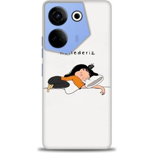 Tecno Camon 20 Pro 5g (CK8N)  Ile Uyumlu Hd Baskılı Silikon (Ortasertlikte) Kılıf - 1078