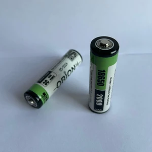 Başlı 18650 3.7V 2000MAH Şarj Edilebilir Li-Ion Pil -Başlıklı - 3c